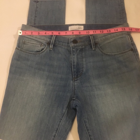 ANN TAYLOR LOFT Relaxed Skinny Jeans Size:27  4 - Picture 4 of 8